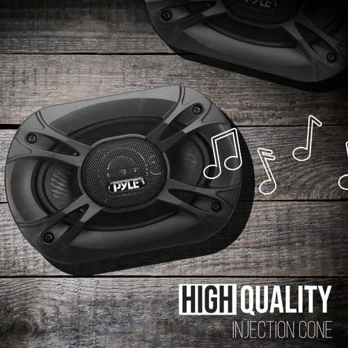 Altavoces Estéreo Para Coche Pyle Pl6183bk, 400 W, 6 X 8, 3