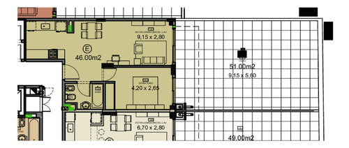 Departamento 3 Ambientes A Estrenar Nuñez