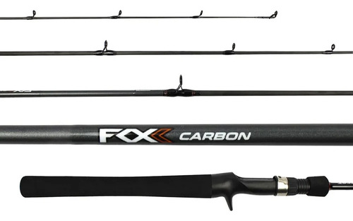 Kit Pesca Carretilha Ms Zest Fox + Vara Fox C581mh 1,73 25lb