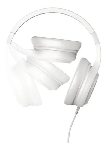 Auricular Motorola Over-ear Xt 120 - 40mm Micrófono En Linea Color White Color de la luz Blanco