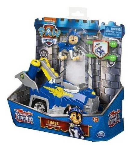 Paw Patrol Vehiculo De Lujo Rescue Knights Marshall O Chase