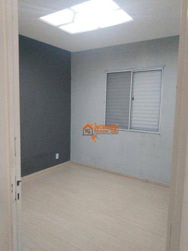 Apartamento Com 2 Dormitórios, 48 M² - Venda Por R$ 205.000,00 Ou Aluguel Por R$ 950,00/mês - Jardim Angélica - Guarulhos/sp - Ap2922