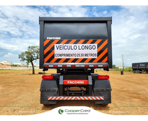 Rodocaçamba Facchini 9 Eixos Dolly 5ª Roda 25/25 0km Novo