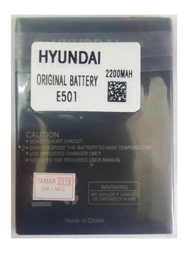 Bateria Hyundai E500 E501