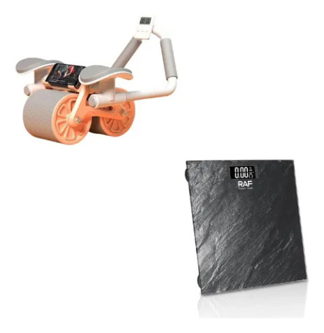 Balanza De Baño Digital Led + Rueda Abdominal Colchoneta