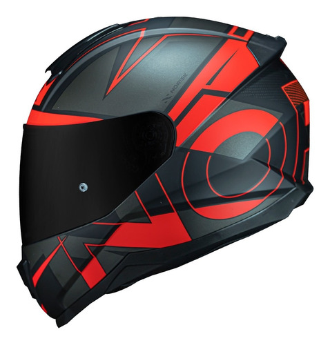 Capacete Norisk Razor Axial Preto/vermelho Lançamento