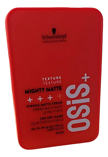 Osis+ Mighty Matte Crema Mate Extrafuerte 85ml