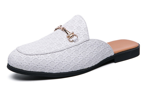 Sandalias Clásicas De Cuero Zuecos Formales Para Hombre