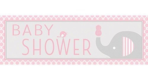 Pancarta Baby Shower Elefantita.
