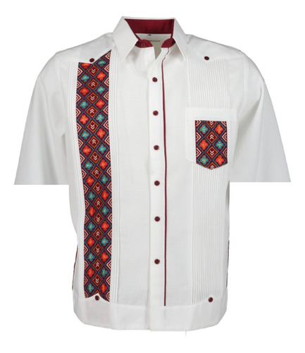 Guayabera De Lino Greca M/c Mayakim