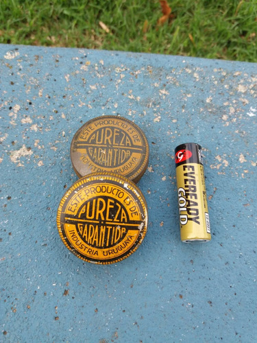 Latas Latitas Chicas Antiguas Pureza Garantida Uruguay