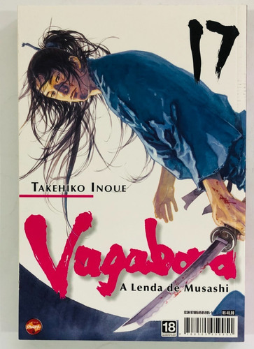 Vagabond: A Lenda De Musashi, De Takehiko Inoue. Série Vagabond, Vol. 17. Editora Nova Sampa, Capa Mole, Edição 1 Em Português, 2014