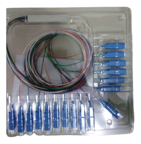 Splitters Plc Fibra Optica 1x16 Conectores Sc-upc