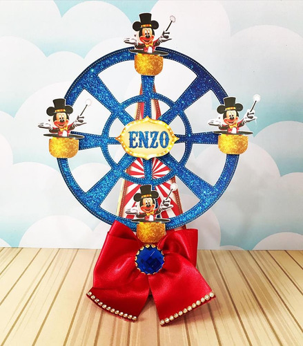 Kit Festa Lembrancinha Caixinhas Circo Mickey 30 Unidades