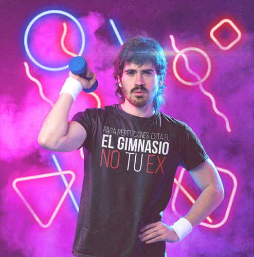 Remera Para Gimnasio De Humor Para Repeticiones Está El Gym