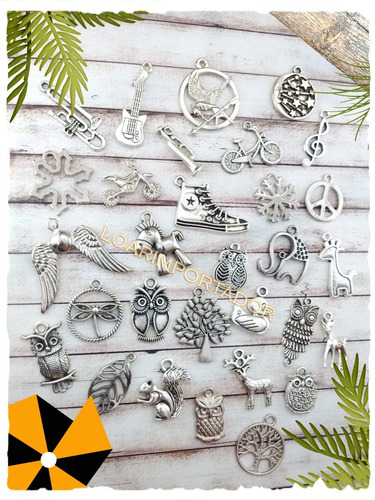 Dijes Coronas Metalicas Llaves Doradas Souvenir X30+1grande