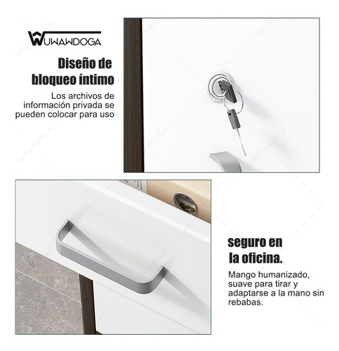 Archivero Multiusos De 3 Cajones Carta 1 Puerta Para Oficina