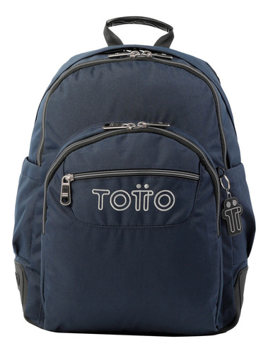 Bolso Morral 44cm Escolar Totto Ecole Rayol Azul Oscuro Z04