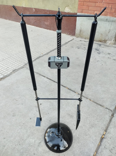 Herramientas Parrilla Soporte Decorativo Pala Atizador