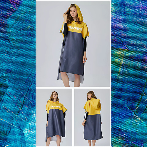 Poncho / Toalla Con Capucha Unisex Unitalla Diseño De Moda