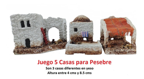 Casas Pesebre Navidad Nacimiento Pueblo Belén