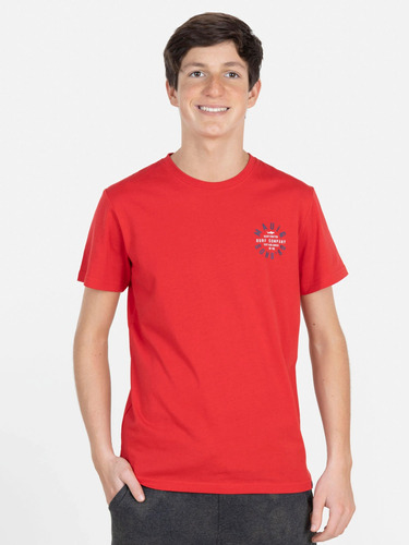 Polera Maui And Sons Polo Juvenil Roja