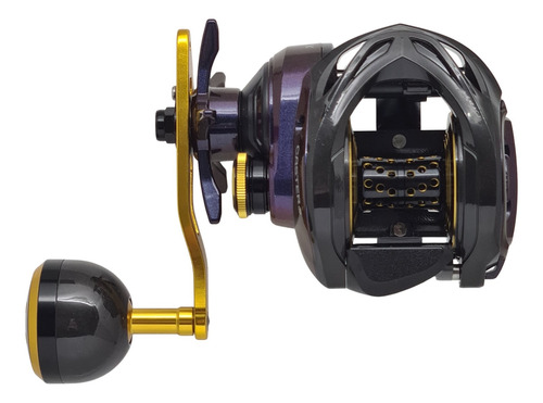 Imagen 1 de 6 de Reel Huevito Caster Unlimited Carbon Bg 312 12 Rulemanes