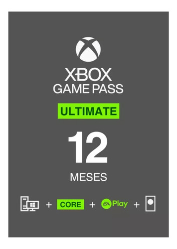 Xbox Game Pass Ultimate 12 Meses + 1 Mes De Regalo