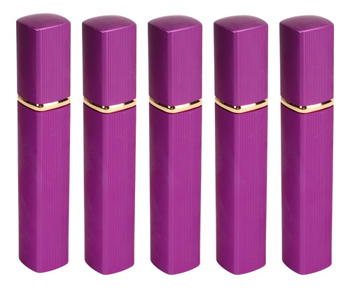 Botellas De Aerosol De Viaje, 5 Unidades, Aluminio Electrolí
