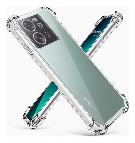Funda Acrigel Airbag Rígido Para Xiaomi 13t Pro Transparente Acrigel Reforzado