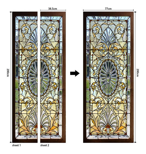 Imagen 2 de 8 de 2 Pegatinas 3d Retro Para Puerta De Dormitorio Waterpro