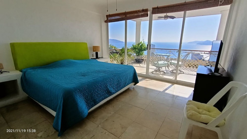 Imagen 4 de 17 de Renta De Villa Con Vista Espectacular A La Bahia - Villa Par