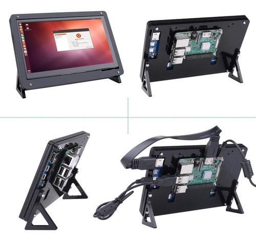 Capa De Suporte Acrílico Lcd De 7 Polegadas, Suporte De Tela
