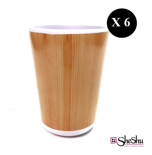 Vaso De Melamina Premium Modelo Forrest - Sheshu Home