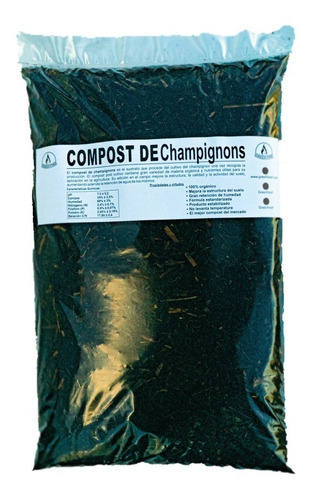Compost Premium Organico De Champignon Enmienda Organica 10l