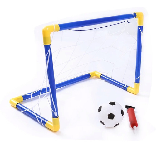 Set Arco Fútbol Niños  Pelota +bombín+ Malla Regalo Sorpresa