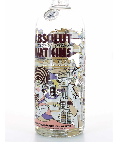 Vodka Absolut Edición Limitada Watkins Unica