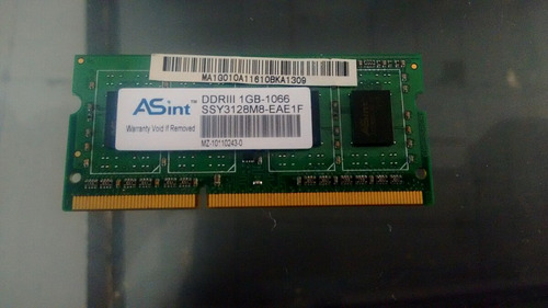 Memoria Ram Ddr3 1gb Asint Para Laptop