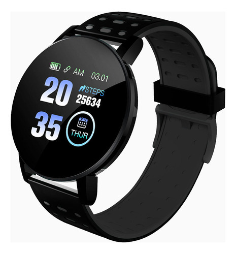 Reloj Inteligente Deportivo Smartwatch Bluetooth Color de la malla Negro