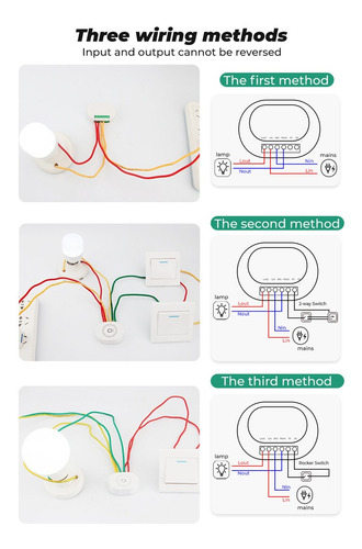Imagen 8 de 9 de Tuya Zigbee Interruptor De Luz Inteligente Módulo Mini Home