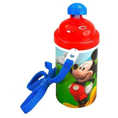 Zak Designs Disney Mickey Mouse One Touch Button Botellas De