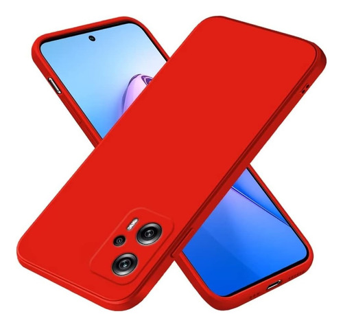 Funda Case De Xiaomi Poco X4 Gt Soft Feeling Antishock Rojo