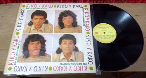 Kiko Y Kako En Desconcierto 1991 Lp Disco Vinilo