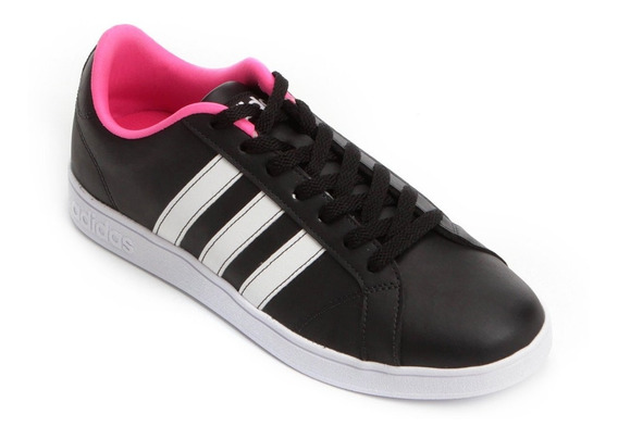 tenis adidas feminino branco e preto