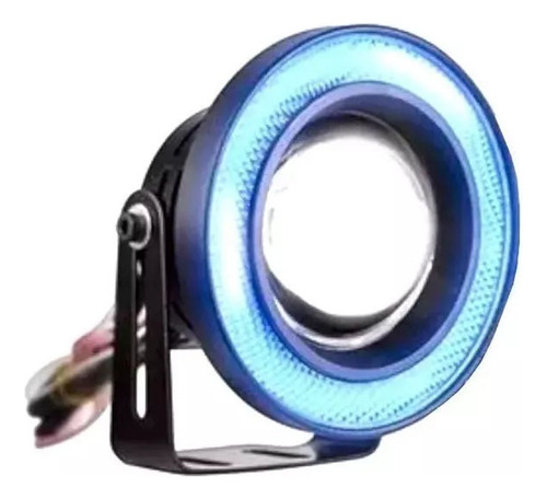 Caminero Foco Auto Moto Ojo De Angel 76 Mm 30w Led X1