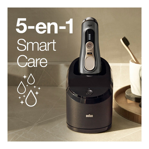 Máquina Afeitadora Eléctrica Braun Series 9 Pro Para Barba Color Negro