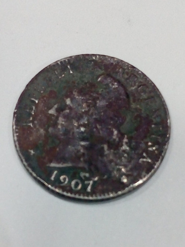 Moneda De 20 Centavos Argentina Año 1907
