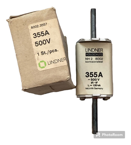 Fusible Nh Tamaño 2 355 500v. Igual Al 3na3254 Siemens (Usado)