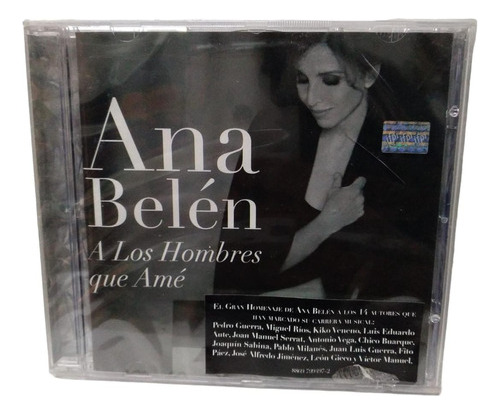 Cd Ana Belen A Los Hombres Que Ame Nuevo Sellado 