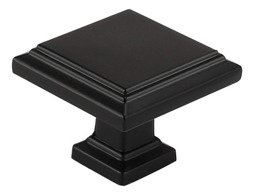 5 Pomo Negro Para Gabinete Decorativo Cocina Color Mate